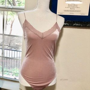 Delicate Velvet Bodysuit